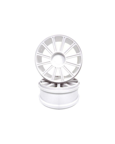 Белые колесные диски для Himoto E8XBL, 2шт.