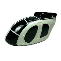 Кабина для вертолета Nine Eagles Kestrel 500SX, черный верх