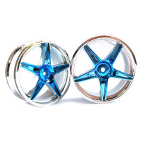 Комплект передних колес,  хром (06008PB+06009) 2шт.