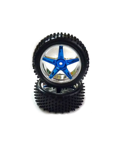 Комплект передних колес,  хром (06008PB+06009) 2шт.