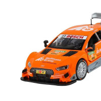 Машина "АВТОПАНОРАМА" Audi RS 5 DTM,оранжевый, 1/32, свет, звук, инерция, в/к 17,5*13,5*9 см