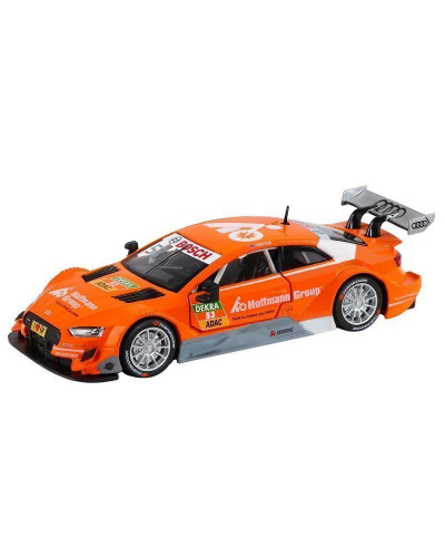 Машина "АВТОПАНОРАМА" Audi RS 5 DTM,оранжевый, 1/32, свет, звук, инерция, в/к 17,5*13,5*9 см