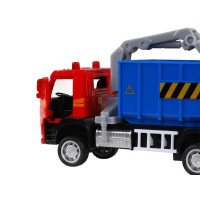 Машина "АВТОПАНОРАМА" VOLVO FM "Мусоровоз", синий, 1/72, инерция, в/к 17,5*13*6,5 см