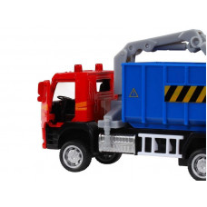 Машина "АВТОПАНОРАМА" VOLVO FM "Мусоровоз", синий, 1/72, инерция, в/к 17,5*13*6,5 см