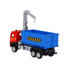 Машина "АВТОПАНОРАМА" VOLVO FM "Мусоровоз", синий, 1/72, инерция, в/к 17,5*13*6,5 см
