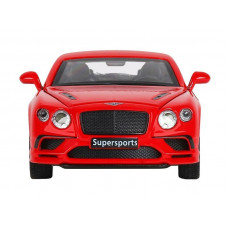 Машина "АВТОПАНОРАМА" Bentley Continental GT Supersports, красный, 1/32, в/к 17,5*12,5*6,5 см