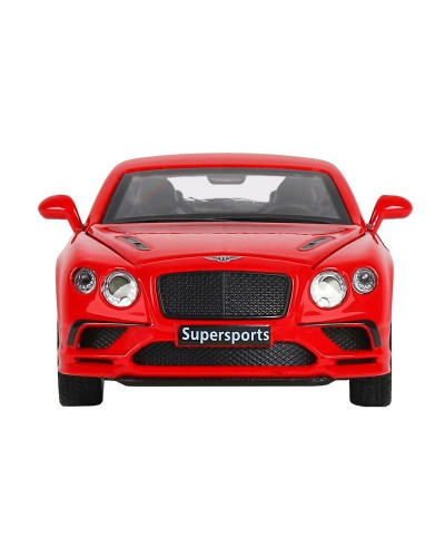 Машина "АВТОПАНОРАМА" Bentley Continental GT Supersports, красный, 1/32, в/к 17,5*12,5*6,5 см