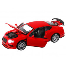 Машина "АВТОПАНОРАМА" Bentley Continental GT Supersports, красный, 1/32, в/к 17,5*12,5*6,5 см
