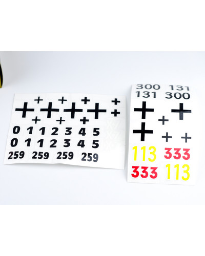 Набор наклеек и аксессуаров для танка King Tiger (Porsche), неокрашен