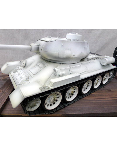 Р/У танк Taigen 1/16 T34-85 (СССР) (для ИК танкового боя) 2.4G (зимний)