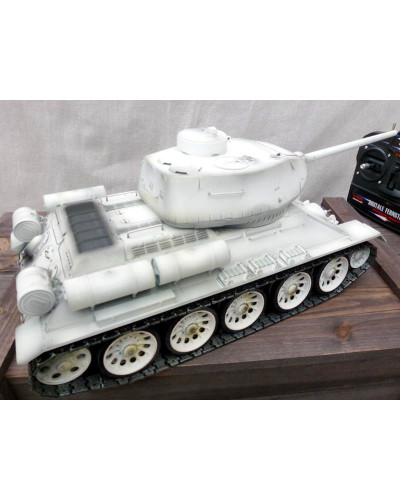 Р/У танк Taigen 1/16 T34-85 (СССР) (для ИК танкового боя) 2.4G (зимний)