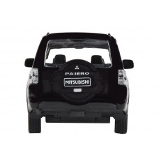 Машина "АВТОПАНОРАМА" Mitsubishi Pajero 4WD Tubro, черный, 1/43, инерция, в/к 17,5*12,5*6,5 см
