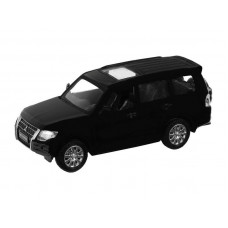 Машина "АВТОПАНОРАМА" Mitsubishi Pajero 4WD Tubro, черный, 1/43, инерция, в/к 17,5*12,5*6,5 см