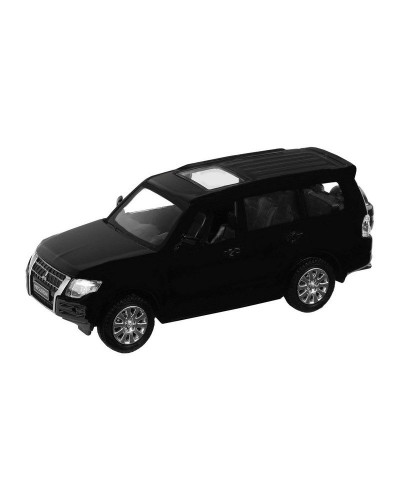 Машина "АВТОПАНОРАМА" Mitsubishi Pajero 4WD Tubro, черный, 1/43, инерция, в/к 17,5*12,5*6,5 см