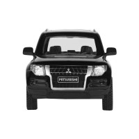 Машина "АВТОПАНОРАМА" Mitsubishi Pajero 4WD Tubro, черный, 1/43, инерция, в/к 17,5*12,5*6,5 см