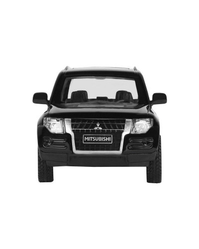 Машина "АВТОПАНОРАМА" Mitsubishi Pajero 4WD Tubro, черный, 1/43, инерция, в/к 17,5*12,5*6,5 см