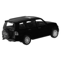 Машина "АВТОПАНОРАМА" Mitsubishi Pajero 4WD Tubro, черный, 1/43, инерция, в/к 17,5*12,5*6,5 см