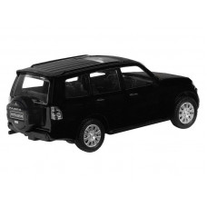 Машина "АВТОПАНОРАМА" Mitsubishi Pajero 4WD Tubro, черный, 1/43, инерция, в/к 17,5*12,5*6,5 см