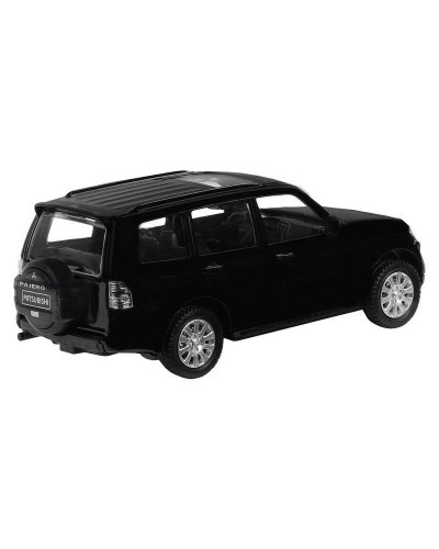 Машина "АВТОПАНОРАМА" Mitsubishi Pajero 4WD Tubro, черный, 1/43, инерция, в/к 17,5*12,5*6,5 см