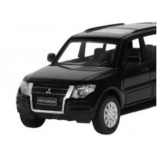 Машина "АВТОПАНОРАМА" Mitsubishi Pajero 4WD Tubro, черный, 1/43, инерция, в/к 17,5*12,5*6,5 см