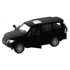 Машина "АВТОПАНОРАМА" Mitsubishi Pajero 4WD Tubro, черный, 1/43, инерция, в/к 17,5*12,5*6,5 см