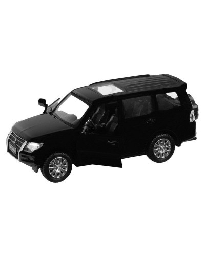 Машина "АВТОПАНОРАМА" Mitsubishi Pajero 4WD Tubro, черный, 1/43, инерция, в/к 17,5*12,5*6,5 см