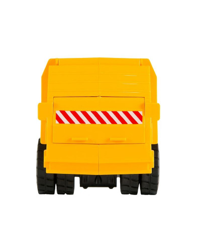 Машина "АВТОПАНОРАМА" КАРЬЕРНЫЙ МУСОРОВОЗ, желтый, 1/50, свет, звук, в/к 25*10*13 см