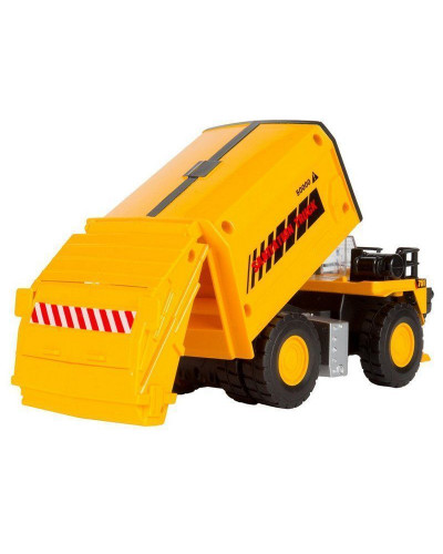 Машина "АВТОПАНОРАМА" КАРЬЕРНЫЙ МУСОРОВОЗ, желтый, 1/50, свет, звук, в/к 25*10*13 см