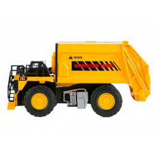 Машина "АВТОПАНОРАМА" КАРЬЕРНЫЙ МУСОРОВОЗ, желтый, 1/50, свет, звук, в/к 25*10*13 см