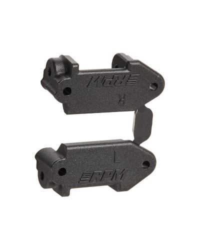 Хаб поворотного кулака RPM (пластик/черный) правый и левый: Stampede/Rustler