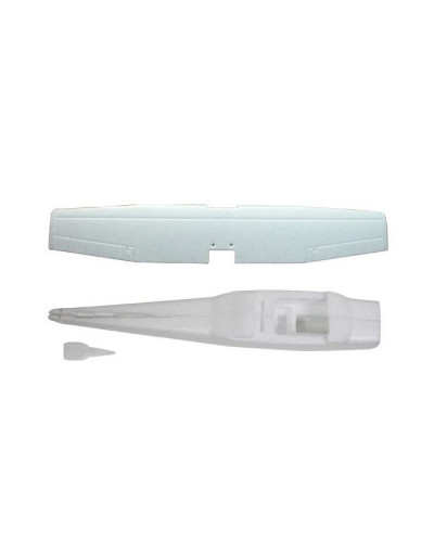 Фюзеляж и крыло к авиамодели  "Mini Cessna" 3G3X