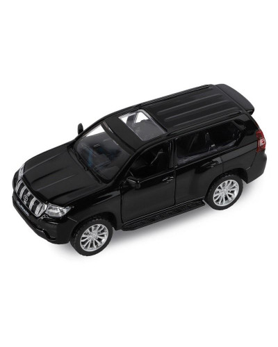 Машина "АВТОПАНОРАМА" Land Cruiser Prado, черный, 1/42, инерция, в/к 17,5*12,5*6,5 см