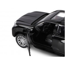 Машина "АВТОПАНОРАМА" Land Cruiser Prado, черный, 1/42, инерция, в/к 17,5*12,5*6,5 см