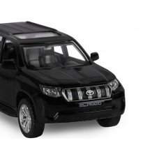 Машина "АВТОПАНОРАМА" Land Cruiser Prado, черный, 1/42, инерция, в/к 17,5*12,5*6,5 см