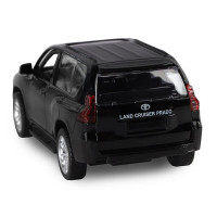 Машина "АВТОПАНОРАМА" Land Cruiser Prado, черный, 1/42, инерция, в/к 17,5*12,5*6,5 см