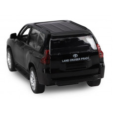 Машина "АВТОПАНОРАМА" Land Cruiser Prado, черный, 1/42, инерция, в/к 17,5*12,5*6,5 см