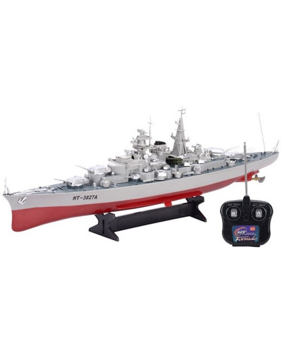 Радиоуправляемый корабль Heng Tai линкор Бисмарк 2.4G 1/360