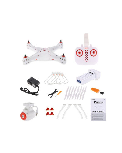 Р/У квадрокоптер Syma X8SW с FPV трансляцией Wi-Fi, барометр 2.4G RTF