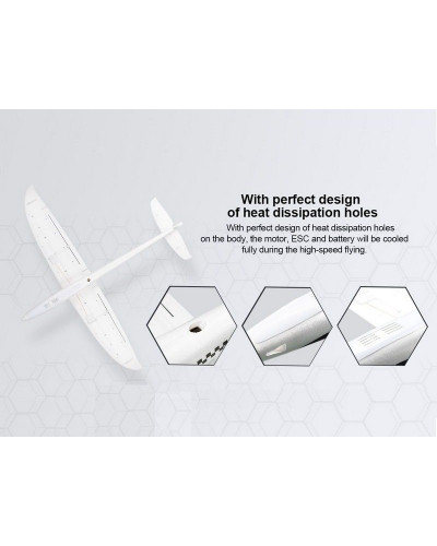 Радиоуправляемый планер Top RC Swift (EDF Power System) 1200мм PNP