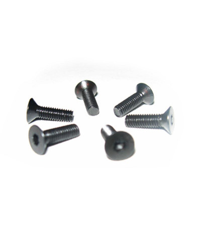 Винт с потайной головкой M3x10 под шестигранник, 6шт.