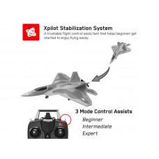 Радиоуправляемый самолет Volantex RC F22 400мм 2.4G 4ch LiPo RTF with Gyro