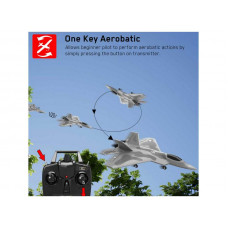 Радиоуправляемый самолет Volantex RC F22 400мм 2.4G 4ch LiPo RTF with Gyro