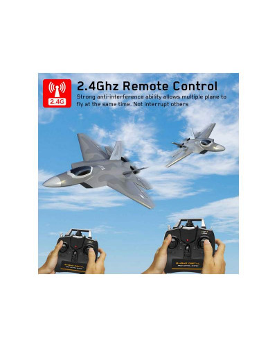 Радиоуправляемый самолет Volantex RC F22 400мм 2.4G 4ch LiPo RTF with Gyro