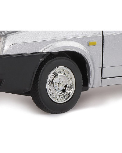 Машина "АВТОПАНОРАМА" ВАЗ 21099, 1/22, серебряный, инерция,  в/к 24,5*12,5*10,5 см