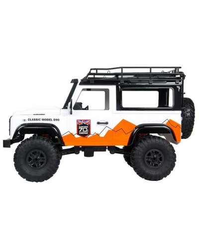 Радиоуправляемая машина MN MODEL английский внедорожник Defender  D90 (белый) 4WD 2.4G 1/12 RTR
