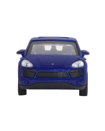 Машина "АВТОПАНОРАМА" Porsche Cayenne S, синий перламутр, 1/43, инерция, в/к 17,5*12,5*6,5 см