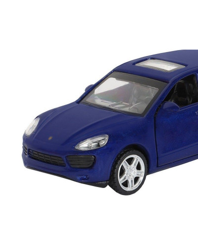 Машина "АВТОПАНОРАМА" Porsche Cayenne S, синий перламутр, 1/43, инерция, в/к 17,5*12,5*6,5 см