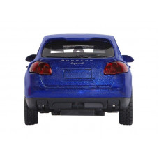 Машина "АВТОПАНОРАМА" Porsche Cayenne S, синий перламутр, 1/43, инерция, в/к 17,5*12,5*6,5 см