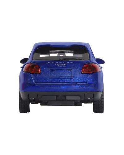 Машина "АВТОПАНОРАМА" Porsche Cayenne S, синий перламутр, 1/43, инерция, в/к 17,5*12,5*6,5 см
