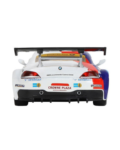 Машина "АВТОПАНОРАМА" BMW Z4 GT3, белый, 1/32, свет, звук, инерция, в/к 17,5*13,5*9 см